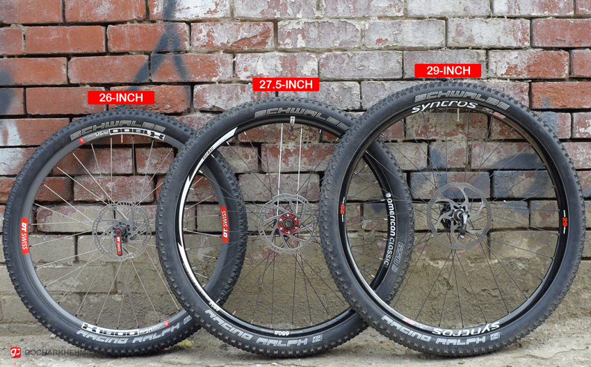 اندازه چرخ های دوچرخه