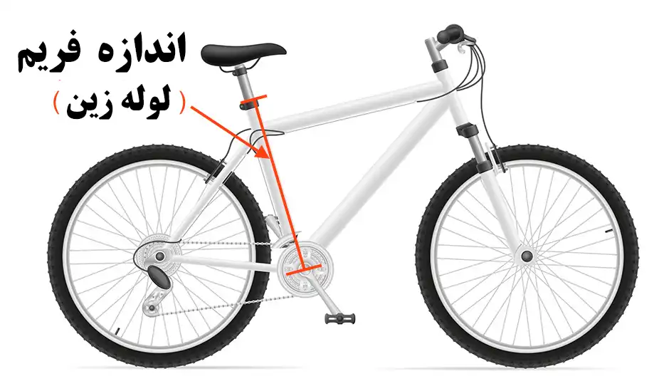 اندازه بدنه (فریم frame) دوچرخه